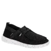 Heydude Womens Wendy Halo Slip On Sneaker - Black