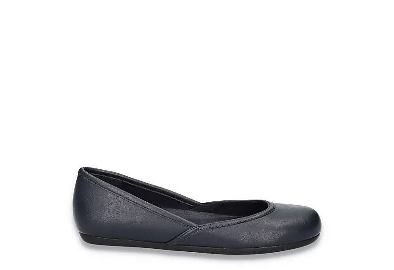Easy Street Womens Tamar Flat - Navy 4 Easy Street Womens Tamar Flat - Navy - Image 2
