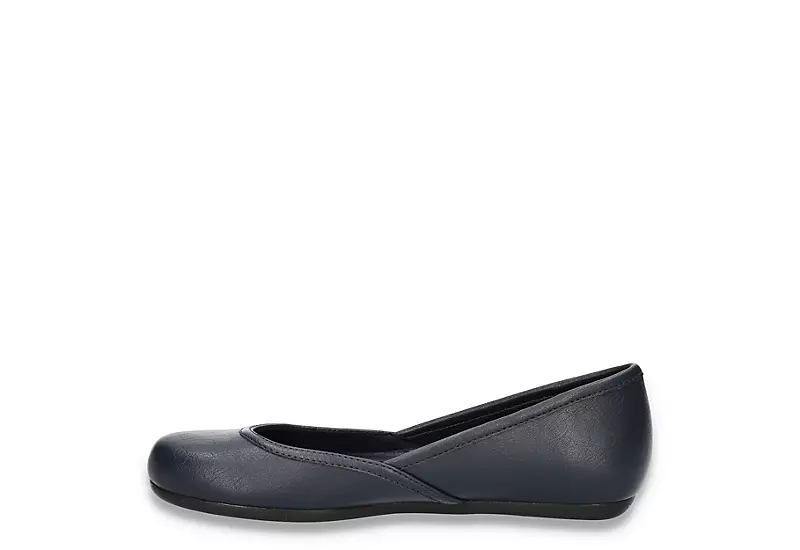 Easy Street Womens Tamar Flat - Navy 6 Easy Street Womens Tamar Flat - Navy - Image 4