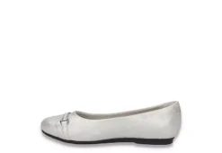 Easy Street Womens Asher Flat - Silver -Heydude Shoes Store US 01 108021 03