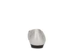 Easy Street Womens Asher Flat - Silver -Heydude Shoes Store US 01 108021 04