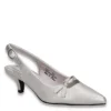 Easy Street Womens Emerin Slingback Pump - Silver -Heydude Shoes Store US 01 108061 00