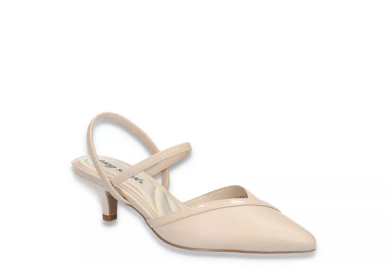 Easy Street Womens Unna Pump - Nude 3 Easy Street Womens Unna Pump - Nude
