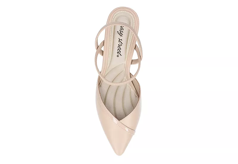 Easy Street Womens Unna Pump - Nude 8 Easy Street Womens Unna Pump - Nude - Image 6