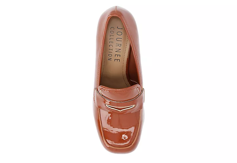 Journee Collection Womens Liyla Pump - Cognac 8 Journee Collection Womens Liyla Pump - Cognac - Image 6