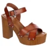 Limelight Womens April Platform Sandal - Cognac -Heydude Shoes Store US 01 132101 00
