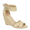 Chinese Laundry Womens Celly Wedge Sandal - Beige -Heydude Shoes Store US 01 132194 00
