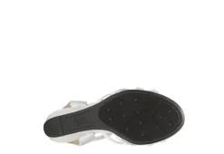 Lifestride Womens Yaya Wedge Sandal - Silver -Heydude Shoes Store US 01 200113 06