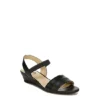 Lifestride Womens Yuma Wedge Sandal - Black 2 Lifestride Womens Yuma Wedge Sandal - Black -Heydude Shoes Store US 01 201296 00
