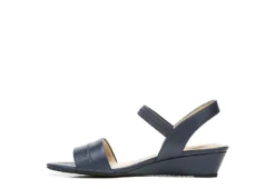 Lifestride Womens Yuma Wedge Sandal - Navy -Heydude Shoes Store US 01 201297 03