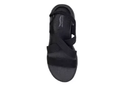 Skechers Womens Go Walk Arch Fit Outdoor Sandal - Black 11 Skechers Womens Go Walk Arch Fit Outdoor Sandal - Black -Heydude Shoes Store US 01 202115 02