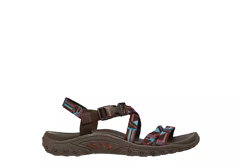 Skechers Womens Reggae Native Vibez Outdoor Sandal - Chocolate 4 Skechers Womens Reggae Native Vibez Outdoor Sandal - Chocolate - Image 2