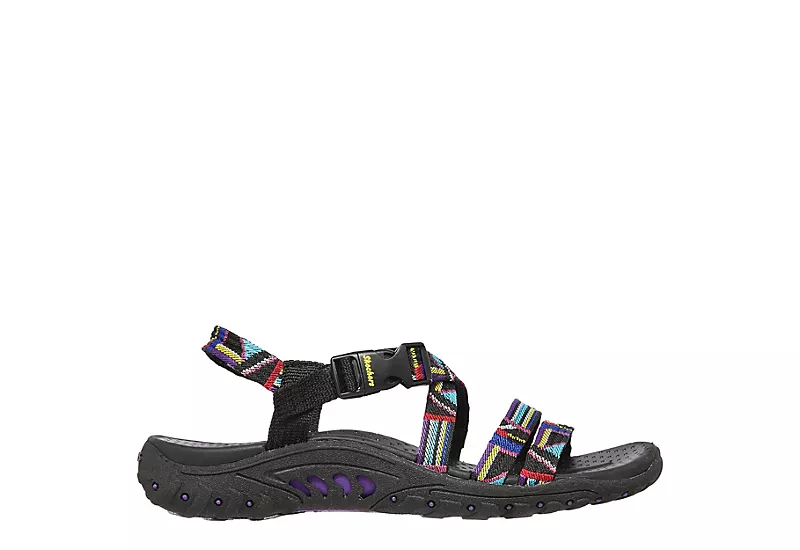 Skechers Womens Reggae Native Vibez Outdoor Sandal - Black 4 Skechers Womens Reggae Native Vibez Outdoor Sandal - Black - Image 2