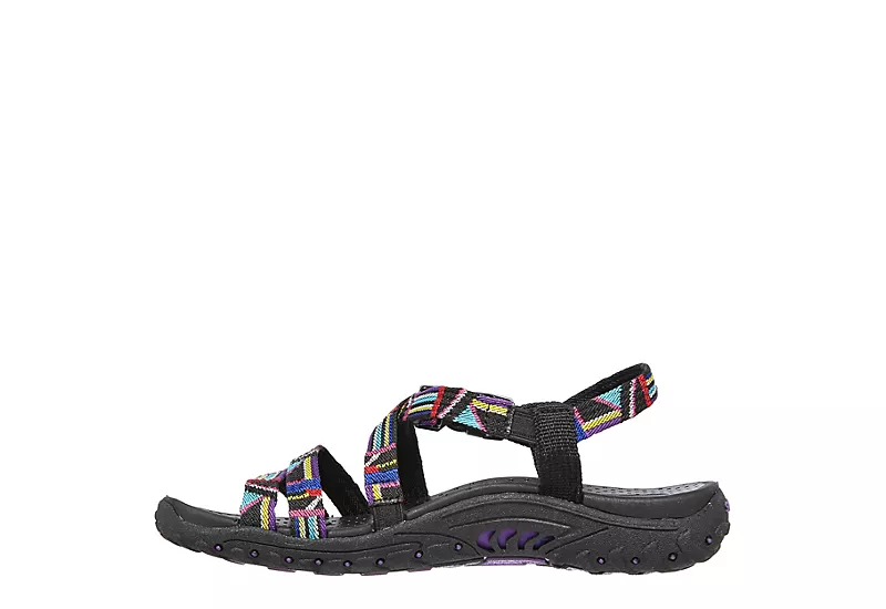 Skechers Womens Reggae Native Vibez Outdoor Sandal - Black 5 Skechers Womens Reggae Native Vibez Outdoor Sandal - Black - Image 3