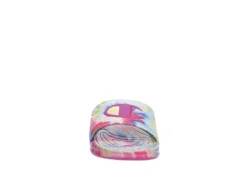 Champion Womens Mega Slide Tie Dye Slide Sandal - Pink -Heydude Shoes Store US 01 202432 02