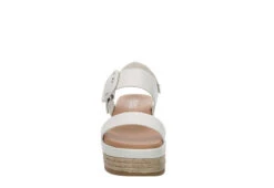 Michael By Michael Shannon Womens Kira Platform Sandal - Ivory -Heydude Shoes Store US 01 202471 02