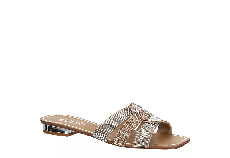 Michael By Michael Shannon Womens Skylar Slide Sandal - Med Metallic 3 Michael By Michael Shannon Womens Skylar Slide Sandal - Med Metallic