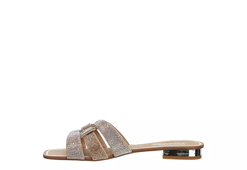Michael By Michael Shannon Womens Skylar Slide Sandal - Med Metallic 6 Michael By Michael Shannon Womens Skylar Slide Sandal - Med Metallic - Image 4