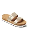Reef Womens Banded Horizon Hi Slide Sandal - Champagne -Heydude Shoes Store US 01 202484 00