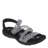 Skechers Womens Reggae Slim - Sweet Route Womens Sandal - Black -Heydude Shoes Store US 01 202492 00