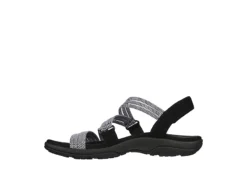 Skechers Womens Reggae Slim - Sweet Route Womens Sandal - Black -Heydude Shoes Store US 01 202492 02