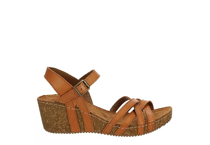 Bjorndal Womens Lily Wedge Sandal - Tan 4 Bjorndal Womens Lily Wedge Sandal - Tan - Image 2