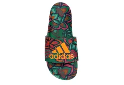 Adidas Womens Adilette Comfort Slide Sandal - Green 14 Adidas Womens Adilette Comfort Slide Sandal - Green -Heydude Shoes Store US 01 202664 05