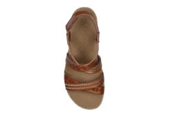 Skechers Womens Beverlee-delicate Glow Wedge Sandal - Cognac -Heydude Shoes Store US 01 202852 03