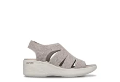 Skechers Womens Pier Lite-memory Maker Sandal - Taupe -Heydude Shoes Store US 01 203056 01