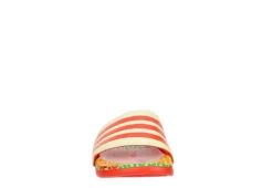 Adidas Womens Adilette Comfort Slide Sandal - Pale Yellow 11 Adidas Womens Adilette Comfort Slide Sandal - Pale Yellow -Heydude Shoes Store US 01 203098 02