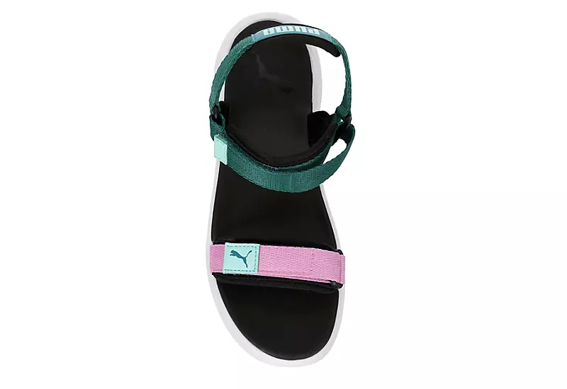 Puma Womens Sportie Vola Sandal - Green 8 Puma Womens Sportie Vola Sandal - Green - Image 6