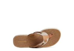 Sperry Womens Seafish Chambray Stripes Flip Flop Sandal - Tan 13 Sperry Womens Seafish Chambray Stripes Flip Flop Sandal - Tan -Heydude Shoes Store US 01 203195 04