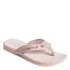 Sperry Womens Seafish Iridescent Sparkle Flip Flop Sandal - Blush -Heydude Shoes Store US 01 203196 00