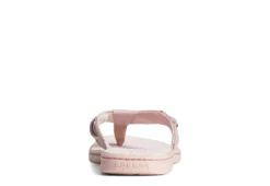 Sperry Womens Seafish Iridescent Sparkle Flip Flop Sandal - Blush -Heydude Shoes Store US 01 203196 02