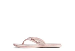 Sperry Womens Seafish Iridescent Sparkle Flip Flop Sandal - Blush -Heydude Shoes Store US 01 203196 03