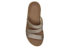 Skechers Womens Beverlee Always Classy Wedge Sandal - Rose Gold -Heydude Shoes Store US 01 203241 03