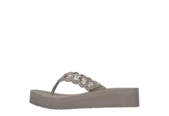 Skechers Womens Happy Spring Flip Flop Sandal - Taupe -Heydude Shoes Store US 01 203257 02