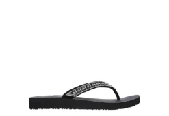 Skechers Womens Lotus Bae Flip Flop Sandal - Black -Heydude Shoes Store US 01 203260 01