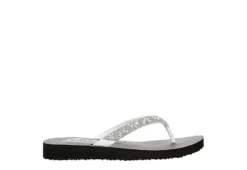 Skechers Womens Love Letter Flip Flop Sandal - White 10 Skechers Womens Love Letter Flip Flop Sandal - White -Heydude Shoes Store US 01 203261 01