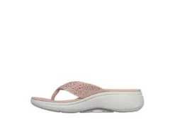 Skechers Womens Dazzle- Arch Fit Flip Flop Sandal - Pink 11 Skechers Womens Dazzle- Arch Fit Flip Flop Sandal - Pink -Heydude Shoes Store US 01 203276 02