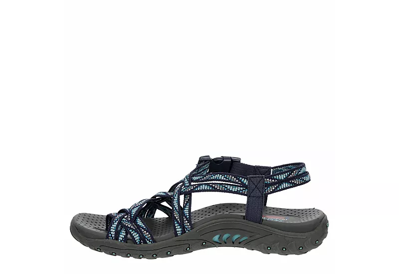 Skechers Womens Reggae Irie Mon Trail Grazer Outdoor Sandal - Navy 6 Skechers Womens Reggae Irie Mon Trail Grazer Outdoor Sandal - Navy - Image 4