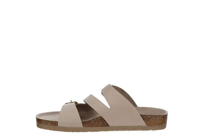 Bjorndal Womens Delaney Footbed Sandal - Taupe 6 Bjorndal Womens Delaney Footbed Sandal - Taupe - Image 4
