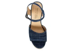 Michael By Michael Shannon Womens Maria Wedge Sandal - Denim 14 Michael By Michael Shannon Womens Maria Wedge Sandal - Denim -Heydude Shoes Store US 01 203328 05
