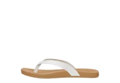 Reef Womens Stella Court Flip Flop Sandal - White -Heydude Shoes Store US 01 203340 03