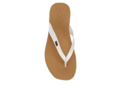 Reef Womens Stella Court Flip Flop Sandal - White -Heydude Shoes Store US 01 203340 05