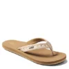 Reef Womens Beachbreak Flip Flop Sandal - Sand -Heydude Shoes Store US 01 203341 00
