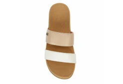 Reef Womens Banded Horizon Hi Slide Sandal - Sand -Heydude Shoes Store US 01 203342 05