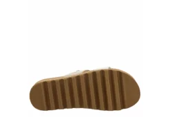 Reef Womens Banded Horizon Hi Slide Sandal - Sand -Heydude Shoes Store US 01 203342 06