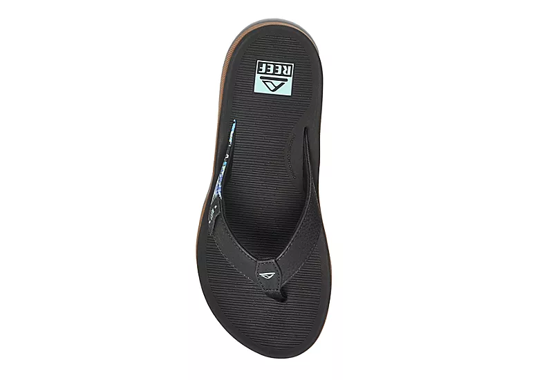 Reef Womens Santa Ana Flip Flop Sandal - Black 5 Reef Womens Santa Ana Flip Flop Sandal - Black - Image 3