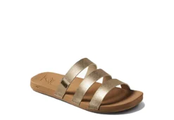 Reef Womens Stella Ruby Slide Sandal - Champagne